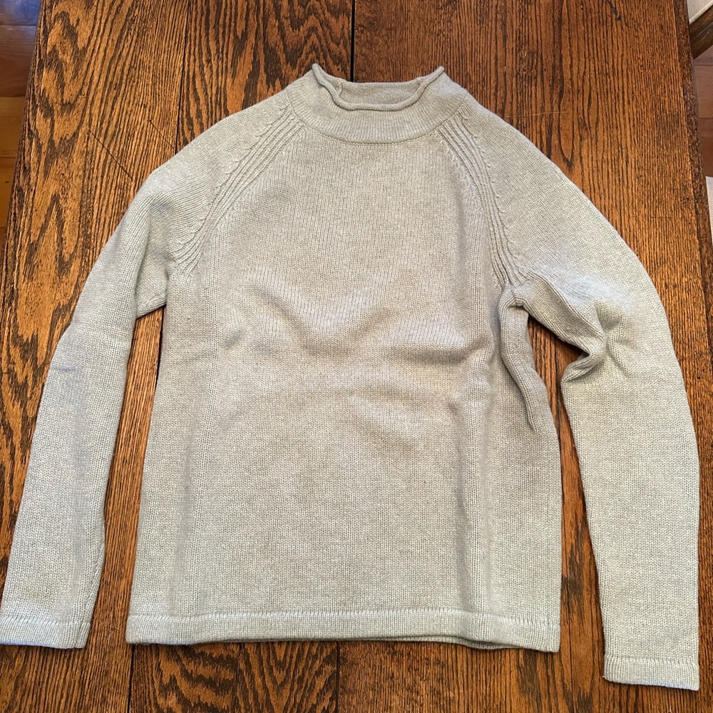 J. Crew Light Gray Knit Pullover
